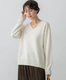 23区 【見上愛さんコラボカラー/VERY掲載】カシミヤブレンド Vネック ニット