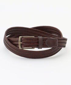 JOSEPH ABBOUD 【キングサイズ・イタリア素材・ストレッチ・日本製】 ストレッチレザー ベルト