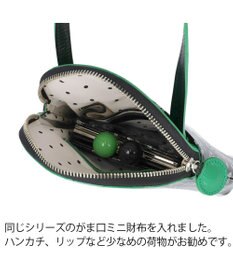 tsumori chisato CARRY グリッターフラワー ミニショルダーバッグ お財布ショルダー