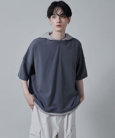 WEGO フェイクレイヤードフードT（S）