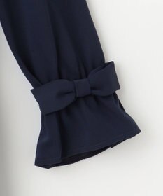 Feroux 【洗える】リボンスリーブダンボール ワンピース