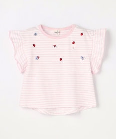 組曲 KIDS 【110-140㎝】 フルーティーボーダーTシャツ