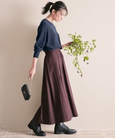 23区 【洗える】ウールブレンド ドルマン ニット