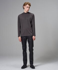 JOSEPH HOMME 新色追加【高機能素材】ハイゲージベアスムース　モックネック長袖Ｔシャツ
