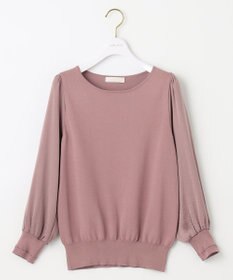 ANY SIS 【洗える】異素材コンビ ニット