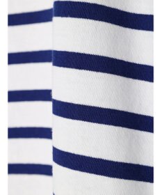 Green Parks ボーダーボートネック７分袖プルオーバー