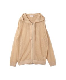 WEGO 【ユニセックス着用ITEM】メッシュニットZIPパーカー