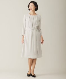 J.PRESS LADIES S 【WEB限定カラーあり・洗える】セラテリーダブルクロス ワンピース