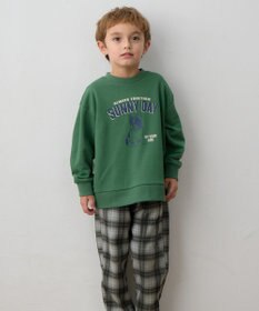 ANY KIDS アニマルプリント 裏毛トレーナー