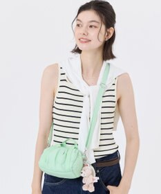 LeSportsac SHEEN MINI DUFFEL/クラウディーセージ