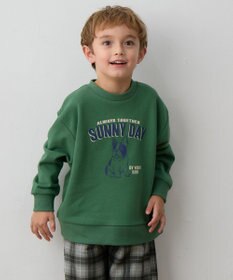 ANY KIDS アニマルプリント 裏毛トレーナー