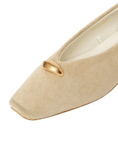 Green Parks メタルポイントローパンプス