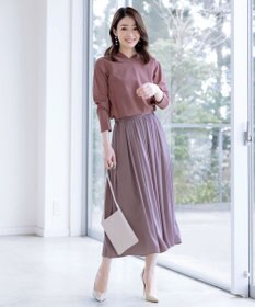 Tiaclasse L 【洗える】パーカードッキングワンピース