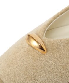 Green Parks メタルポイントローパンプス