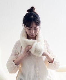 LOOM&SPOOL SRN3メリノウールあずきマフラー