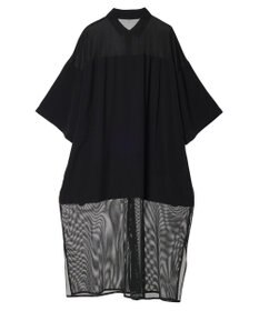 AMERICAN HOLIC サラックールメッシュ切替ワンピース