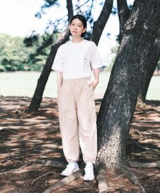 SHARE PARK LADIES 【撥水・UVカット・ストレッチ・軽量 】ナイロンカーゴパンツ（Mサイズ）