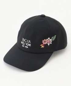 TOCCA 【UV90%以上カット・吸水速乾・抗菌防臭・接触冷感・サイズ調整可・洗える！】EXOTIC FLORAL LOGOCAP キャップ