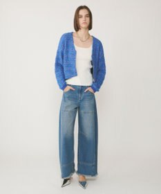 GRACE CONTINENTAL ツイードニットzipカーディガン