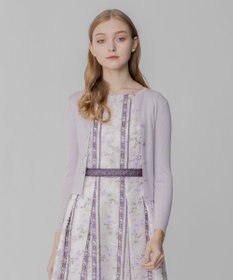 TOCCA 【洗える】SILK RIB CARDIGAN カーディガン