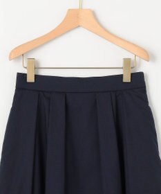 組曲 レースパネルプリント タックフレアスカート