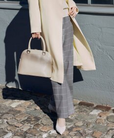 自由区 【洗える】ウィンドウペーンチェックワイド パンツ