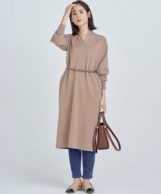 組曲 S 【WEB限定】Vネックニットワンピース