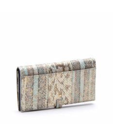 A.D.M.J. 【スネークレザー】アールデコモチーフロングウォレット