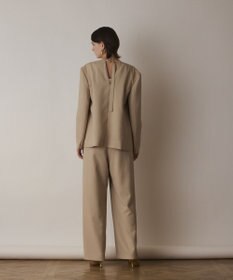 GRACE CONTINENTAL バックシャンノーカラージャケット