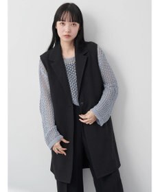 earth music&ecology バックデザインジレ