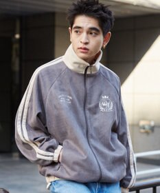 WEGO フェイクスウェードライントラックジャケット