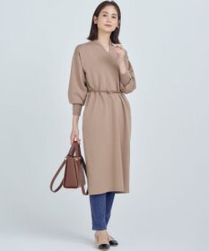 組曲 S 【WEB限定】Vネックニットワンピース