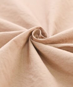 muuc 〈ドライタッチ高品質コットン生地〉ウエスト紐付き ヒルガオ刺繍の半袖ワンピース