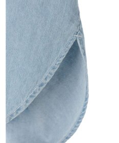 CRAFT STANDARD BOUTIQUE デニムパール釦サークルブラウス