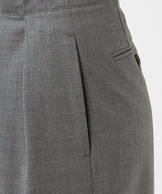 23区 【エステータ】ウールトロドライストレッチ タックワイドパンツ