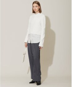 ICB 【洗える】スエードテープヤーン プルオーバー