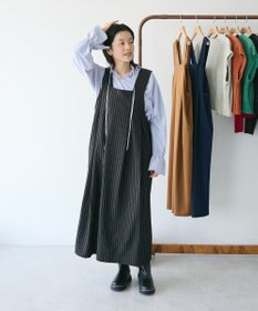 CRAFT STANDARD BOUTIQUE キナリノコラボ/タックジャンパースカート/24AW