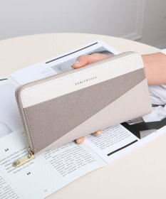 style code 【MERCURYDUO/マーキュリーデュオ】ダイアナ　トリコカラーRFロングウォレット