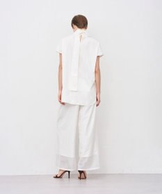 uncrave ブロードクロス ボウタイブラウス