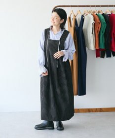CRAFT STANDARD BOUTIQUE キナリノコラボ/タックジャンパースカート/24AW