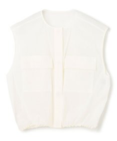 BEIGE， 【洗える】LANTANA / ビックポケットノースリーブブルゾン