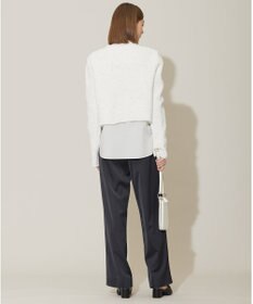 ICB 【洗える】スエードテープヤーン プルオーバー