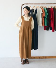 CRAFT STANDARD BOUTIQUE キナリノコラボ/タックジャンパースカート/24AW