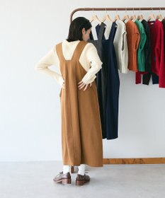 CRAFT STANDARD BOUTIQUE キナリノコラボ/タックジャンパースカート/24AW