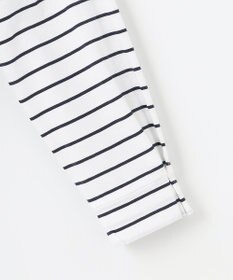 J.PRESS LADIES S ベーシックジャージー ボーダー ロングＴシャツ カットソー