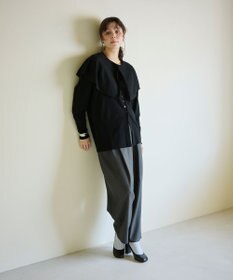 #Newans 【洗える】ファインボタンＶネックカーディガン