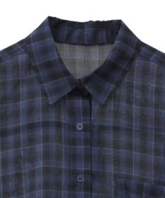 AMERICAN HOLIC シアーチェック柄オーバーシャツ