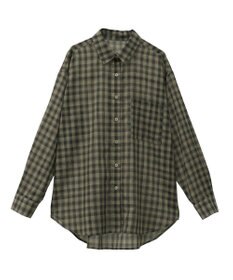 AMERICAN HOLIC シアーチェック柄オーバーシャツ