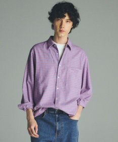 UNFILO MENS 【男女兼用】クリーンチェック ネルシャツ