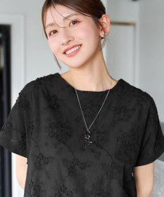Tiaclasse スカラップレースコンビトップス